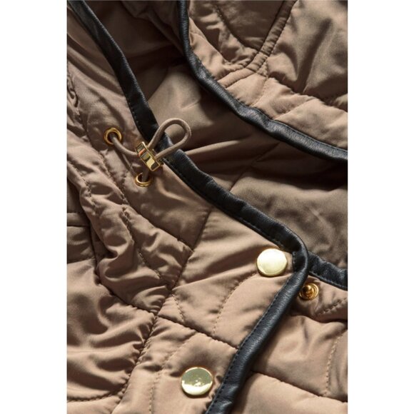 NWT City Chic EVANS 18/20 Plus Size Quilted Contrast Trim Coat - Picture 8 of 12